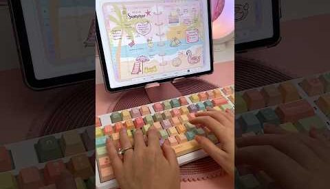 my new iPad keyboard ✨ iPad accessories | digital planning | bluetooth mechanical keyboard